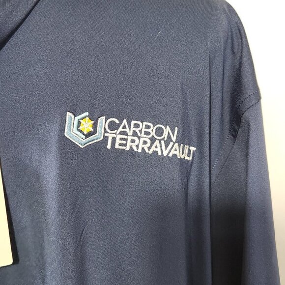 Peter Millar Men's Size L Blue Summer Comfort Crown Sport Sun Protection Shirt - Picture 12 of 13